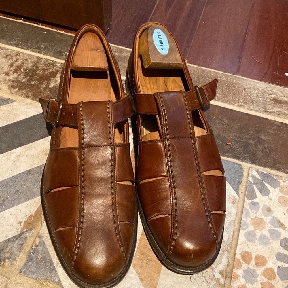 Mens Cable & Co Leather Sandals Sz 10